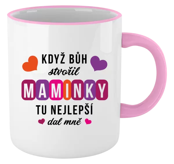 Hrnek Když Bůh stvořil maminky
