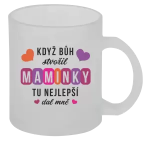 Hrnek Když Bůh stvořil maminky