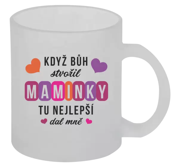 Hrnek Když Bůh stvořil maminky