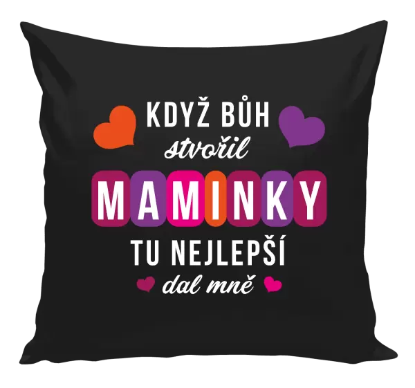 Polštář Když Bůh stvořil maminky