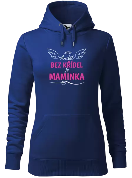 Dámská mikina Anděl bez křídel je maminka