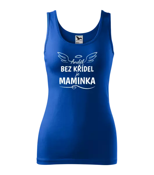 Dámské tílko Anděl bez křídel je maminka