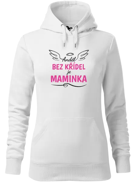 Dámská mikina Anděl bez křídel je maminka