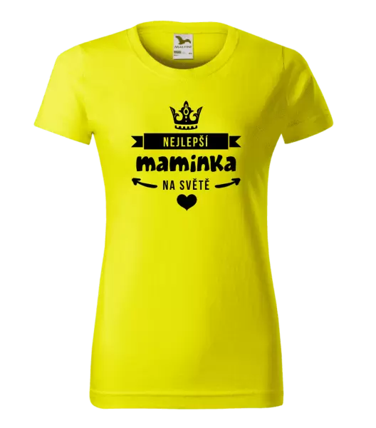 Dámské tričko Nejlepší maminka na světě