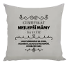 Polštář Certifikát nejlepší mámy na světě
