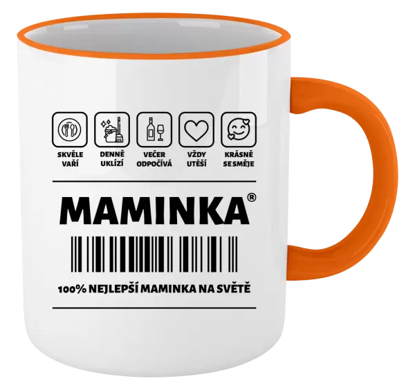 Hrnek Čárový kód - maminka