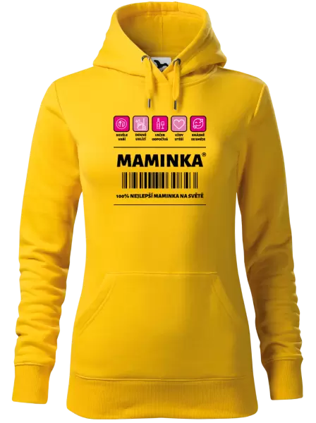 Dámská mikina Čárový kód - maminka