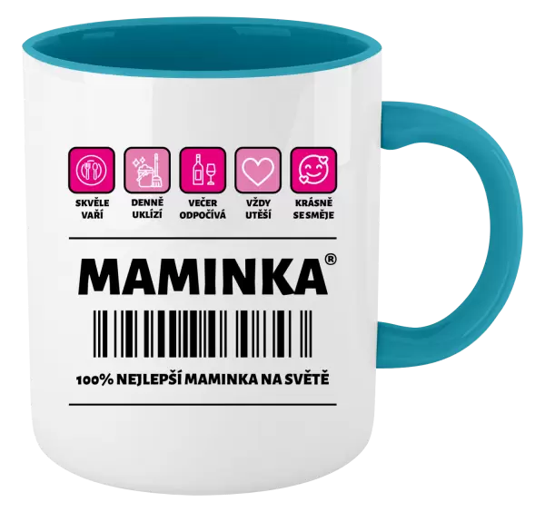 Hrnek Čárový kód - maminka