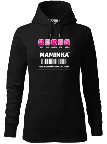 Dámská mikina Čárový kód - maminka