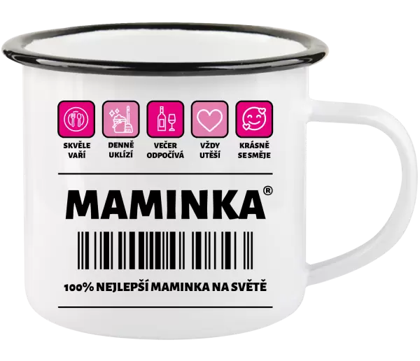 Plecháček Čárový kód - maminka