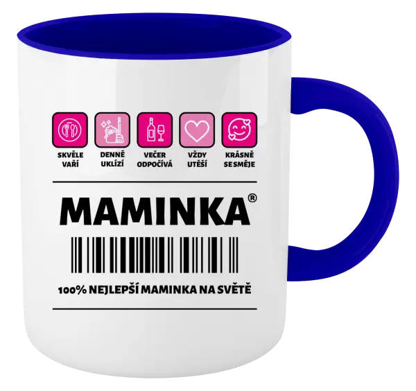Hrnek Čárový kód - maminka