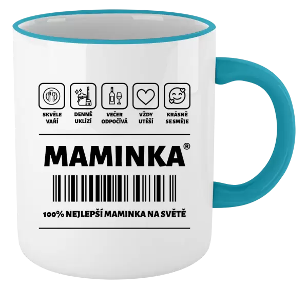 Hrnek Čárový kód - maminka
