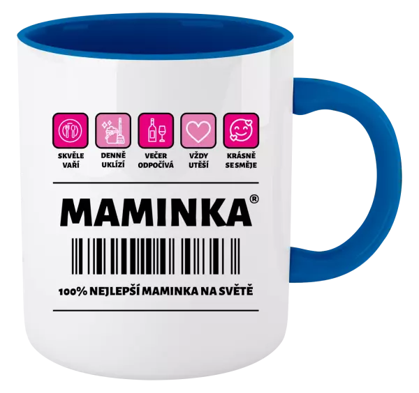 Hrnek Čárový kód - maminka