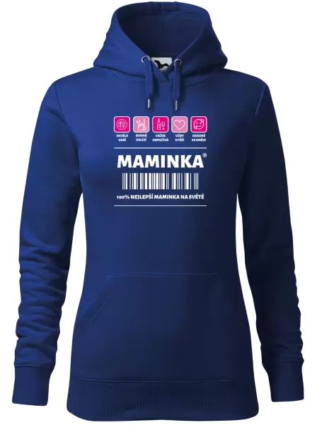 Dámská mikina Čárový kód - maminka