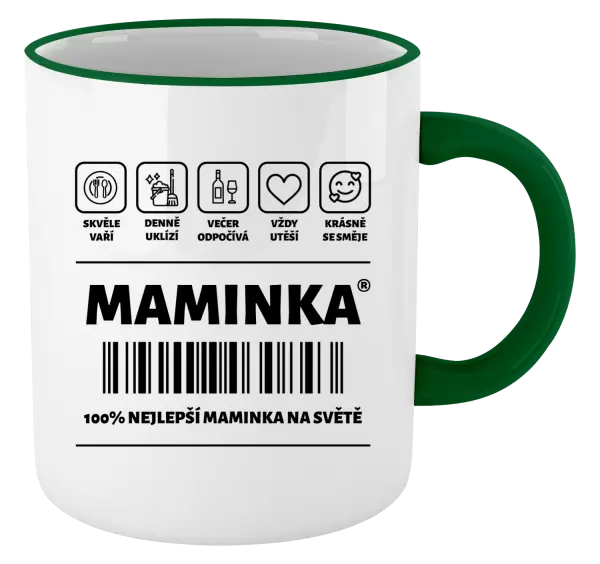 Hrnek Čárový kód - maminka