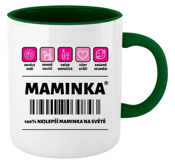 Hrnek Čárový kód - maminka