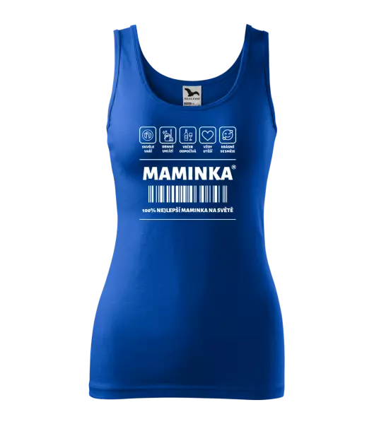 Dámské tílko Čárový kód - maminka