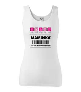 Dámské tílko Čárový kód - maminka