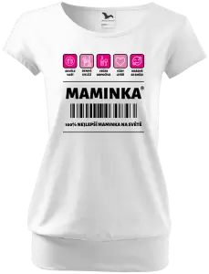 Dámské tričko Čárový kód - maminka