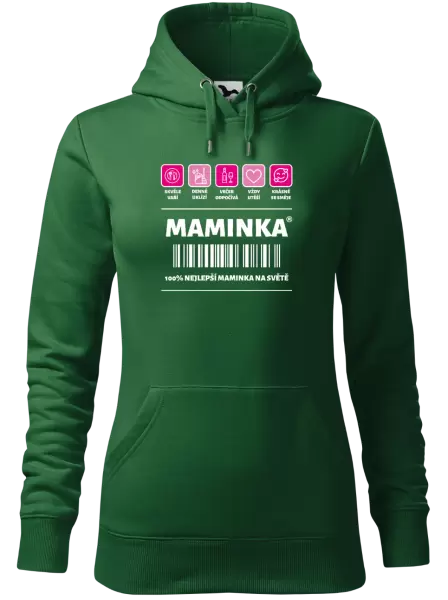 Dámská mikina Čárový kód - maminka