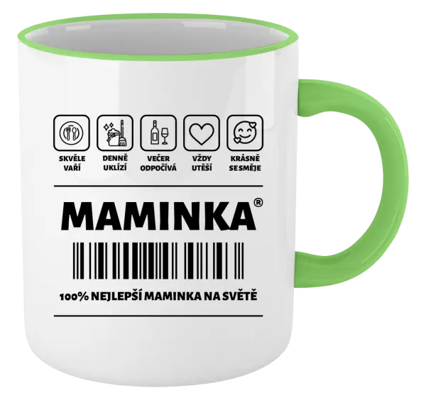 Hrnek Čárový kód - maminka