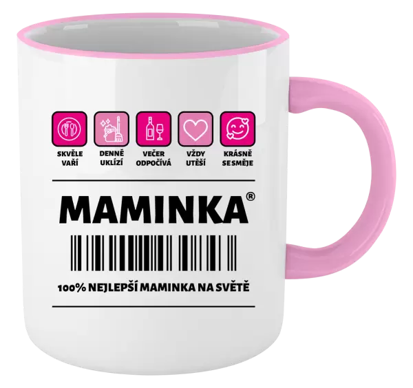 Hrnek Čárový kód - maminka
