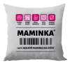 Polštář Čárový kód - maminka