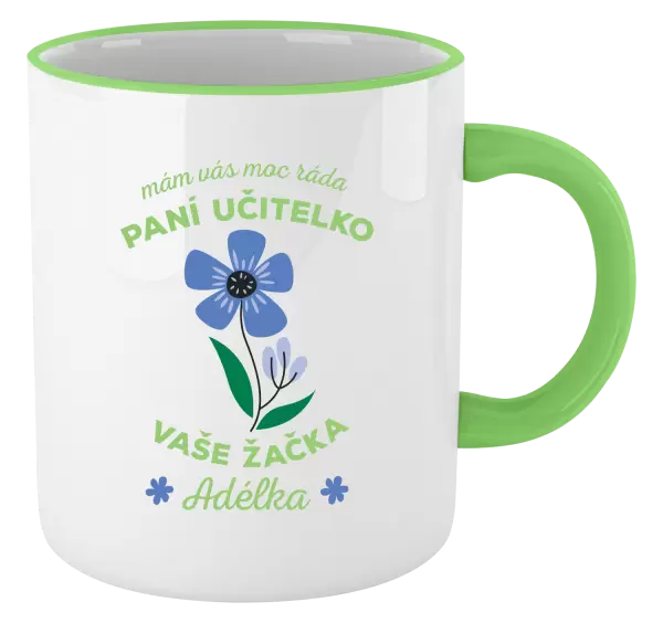 Hrnek Mám Vás moc ráda, paní učitelko