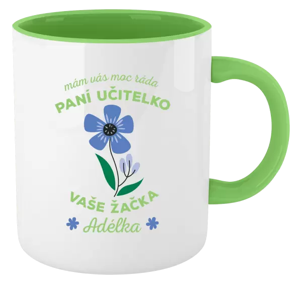 Hrnek Mám Vás moc ráda, paní učitelko