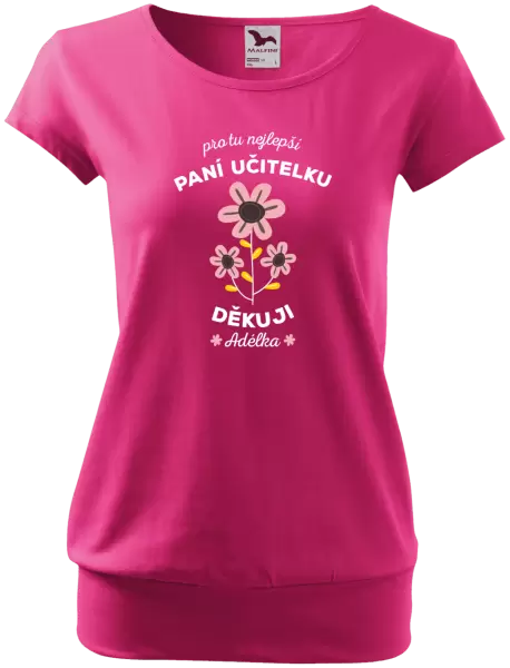 Dámské tričko Pro tu nejlepší paní učitelku
