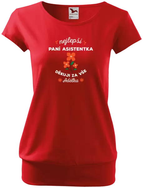 Dámské tričko Nejlepší paní asistentka