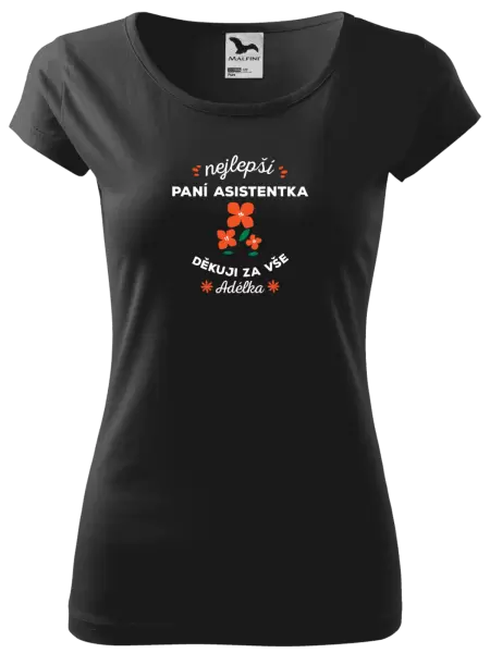 Dámské tričko Nejlepší paní asistentka