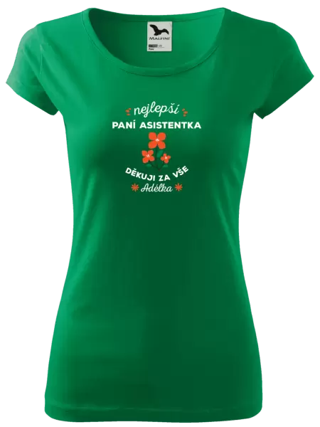 Dámské tričko Nejlepší paní asistentka