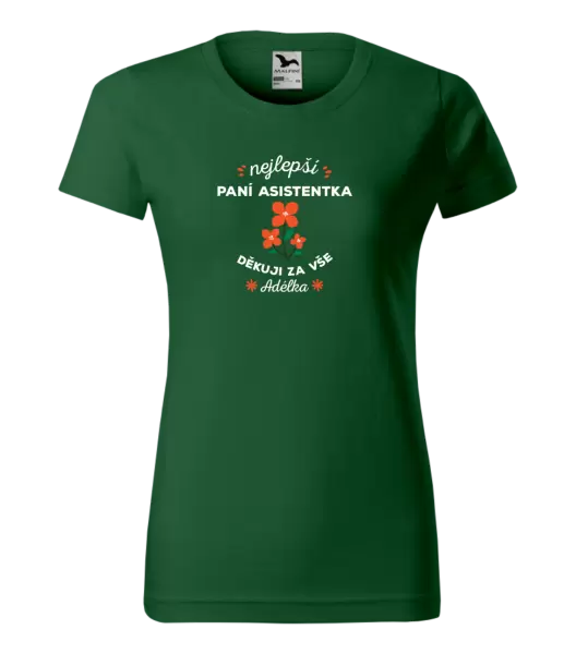 Dámské tričko Nejlepší paní asistentka