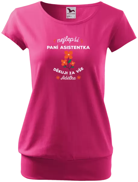 Dámské tričko Nejlepší paní asistentka
