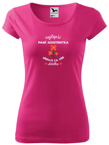 Dámské tričko Nejlepší paní asistentka
