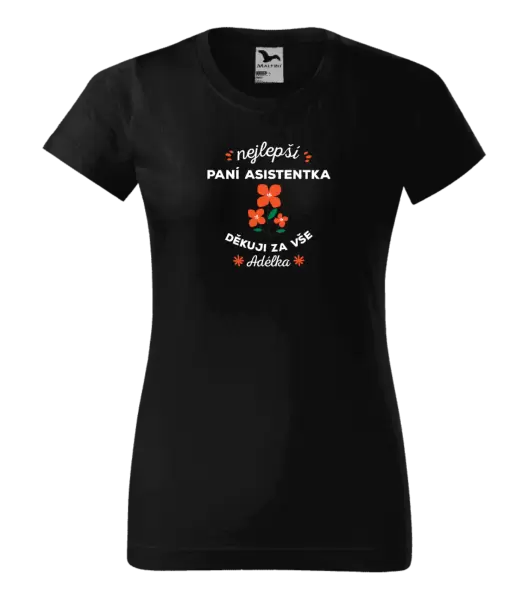 Dámské tričko Nejlepší paní asistentka
