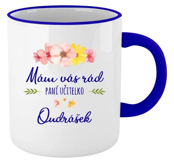 Hrnek Mám vás rád, paní učitelko - jméno