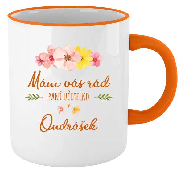 Hrnek Mám vás rád, paní učitelko - jméno