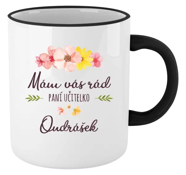 Hrnek Mám vás rád, paní učitelko - jméno