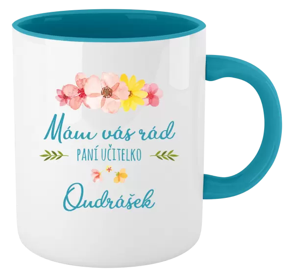 Hrnek Mám vás rád, paní učitelko - jméno