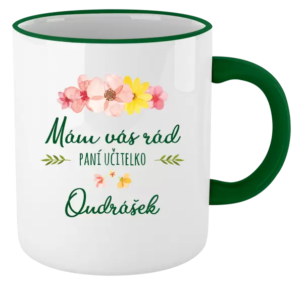 Hrnek Mám vás rád, paní učitelko - jméno