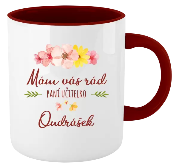 Hrnek Mám vás rád, paní učitelko - jméno