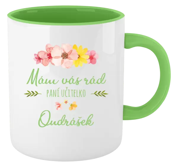 Hrnek Mám vás rád, paní učitelko - jméno