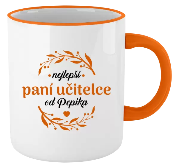 Hrnek Nejlepší paní učitelce od Jméno
