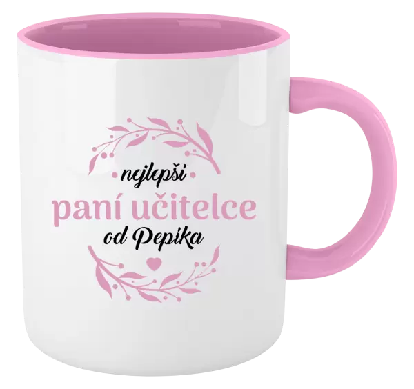 Hrnek Nejlepší paní učitelce od Jméno