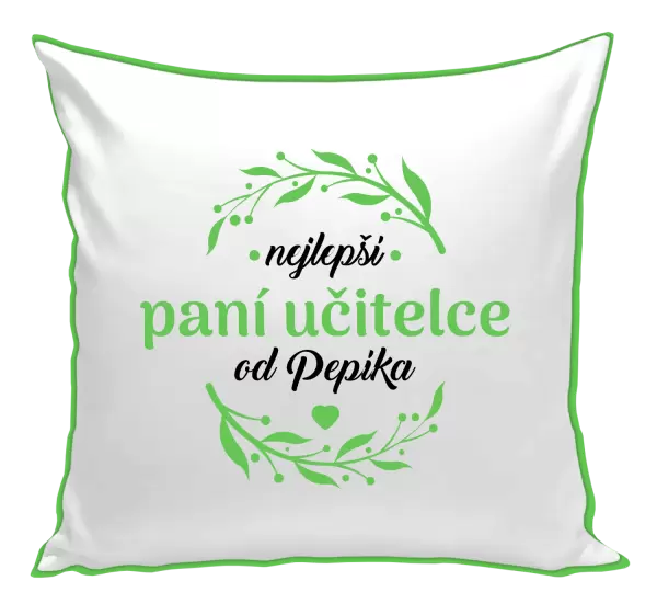 Polštář Nejlepší paní učitelce od Jméno