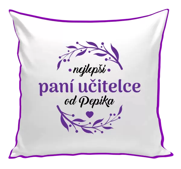 Polštář Nejlepší paní učitelce od Jméno