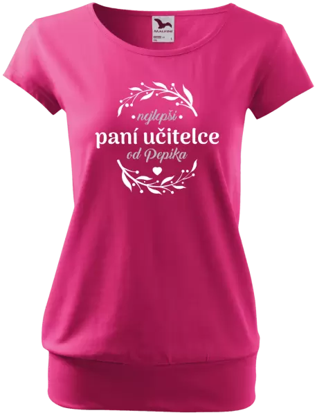 Dámské tričko Nejlepší paní učitelce od Jméno