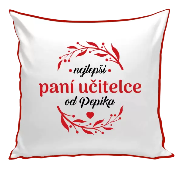 Polštář Nejlepší paní učitelce od Jméno